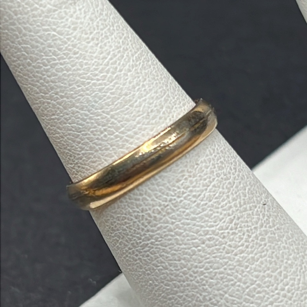 Vintage 14k RGP size 6.5 wedding band - Picture 2 of 5